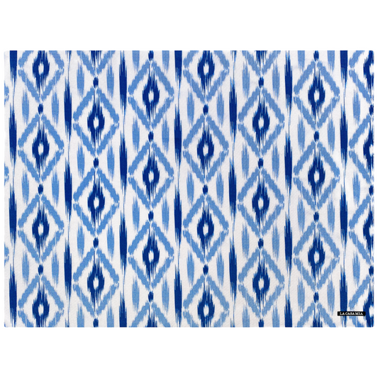 Individual de uso diario “ikat en azules”